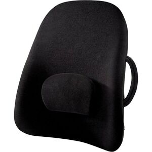 ObusForme Lowback Backrest Support Lumbar Pillow Portable Chair Posture Black